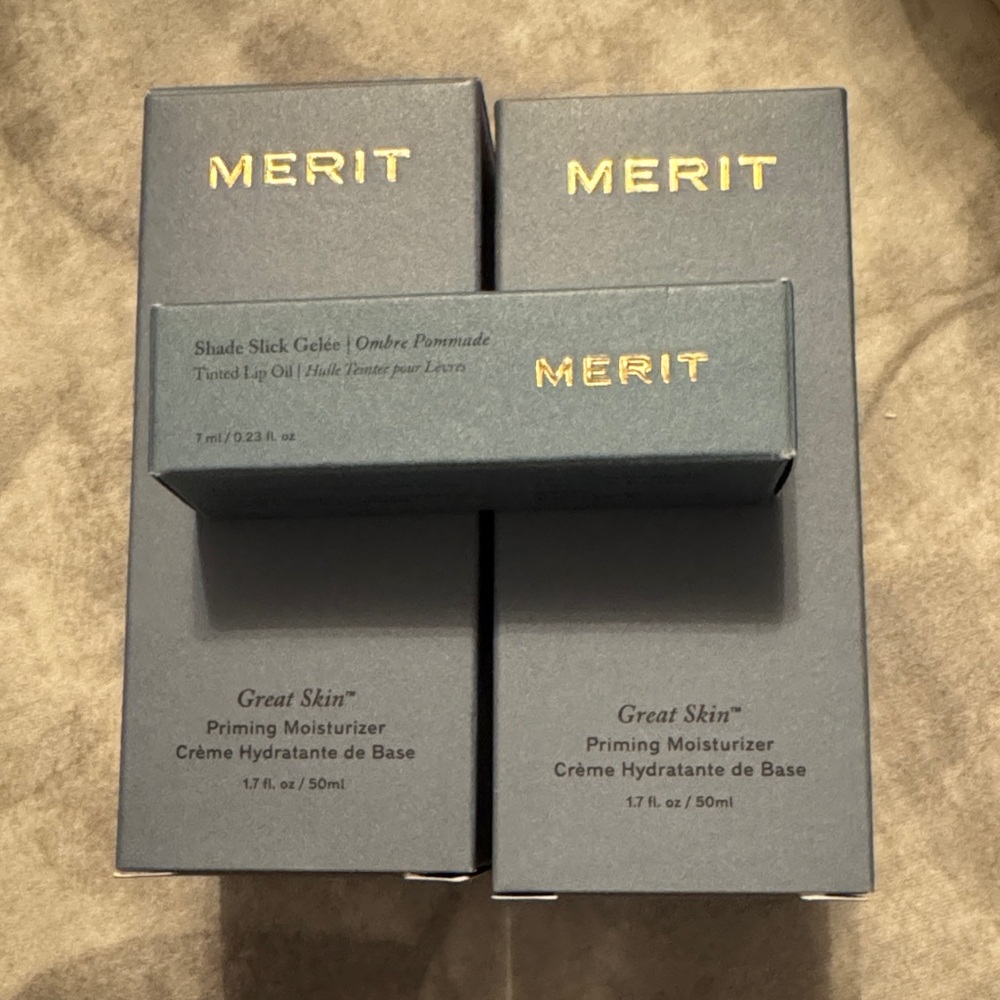 Merit Priming Moisturizer and Shade Stick Set